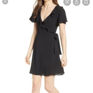 Ruffled Wrap Dress